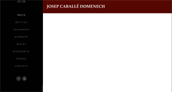 Desktop Screenshot of jcaballedomenech.com